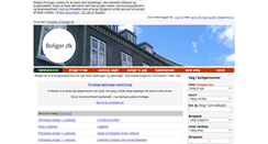 Desktop Screenshot of boliger.dk
